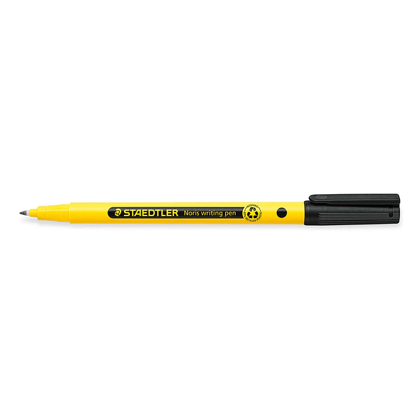 Staedtler 307 Noris Writing Pen Rotulador de Punta Fina - Trazo 0.6mm Aprox - Tinta Base de Agua - Cuerpo Fabricado en un 97% de Plastico Reciclado -