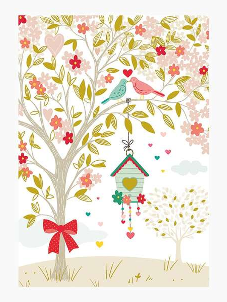 Pictura Tarjeta Felicitacion Zig-Zag Triptico - Estampado en Caliente - Lentejuelas - Pop-Up - 15x22cm - Incluye un Sobre Blanco - sin Envoltorio - Pa 1