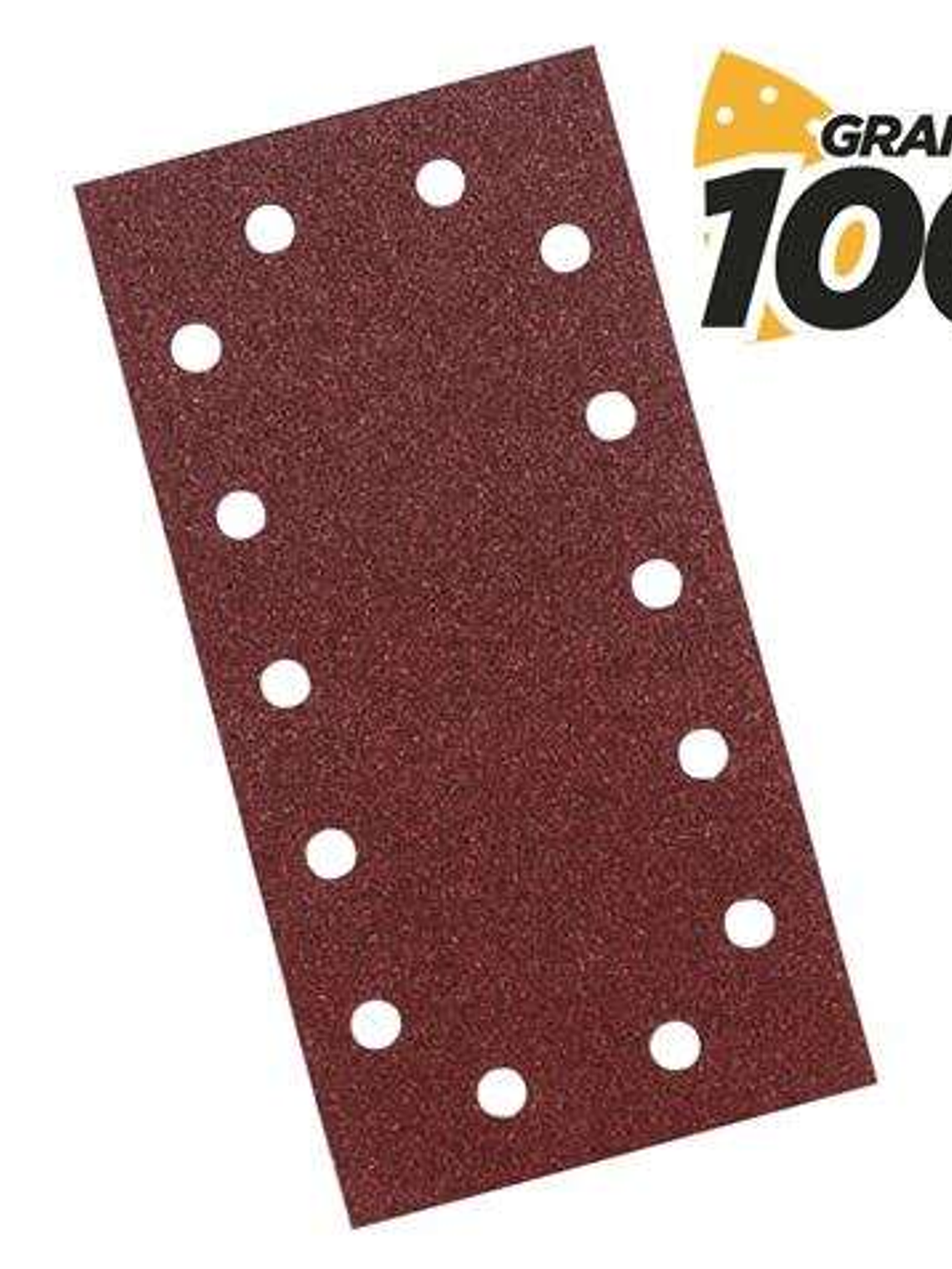 Blim Pack de 10 Lijas para Lijadora BL0123 - Grano 100 - Formato Rectangular 1