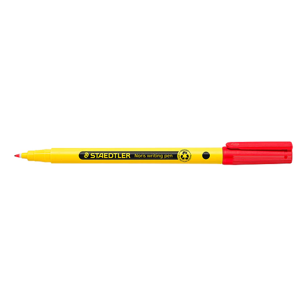 Staedtler 307 Noris Writing Pen Rotulador de Punta Fina - Trazo 0.6mm Aprox - Tinta Base de Agua - Cuerpo Fabricado en un 97% de Plastico Reciclado -