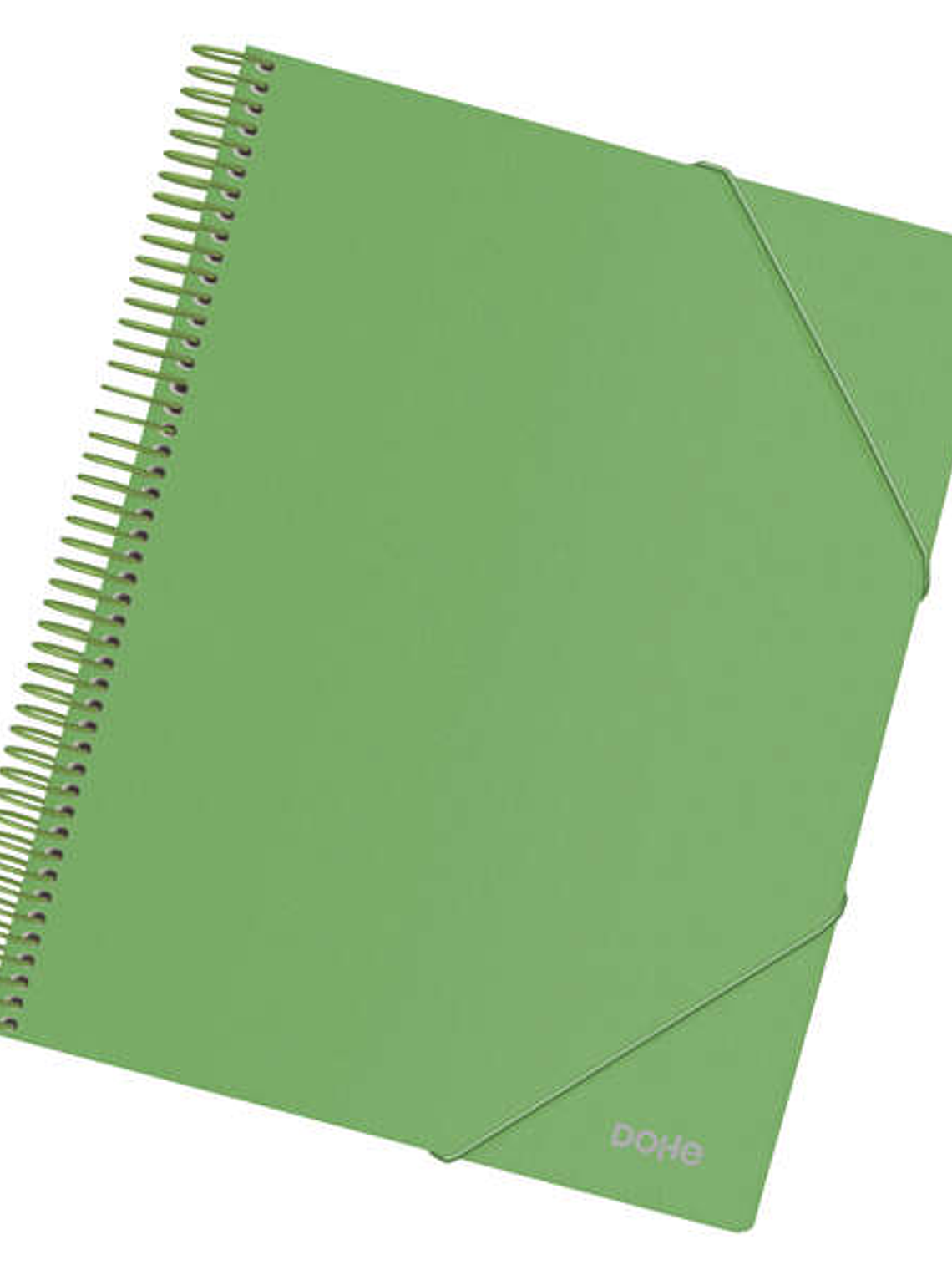 Dohe Carpeta con 30 Fundas Tamaño A4 - Tapa de Polipropileno Opaco de 800 Micras - Fundas Transparentes de 80 Micras - Espiral de Plastico de Color - 1