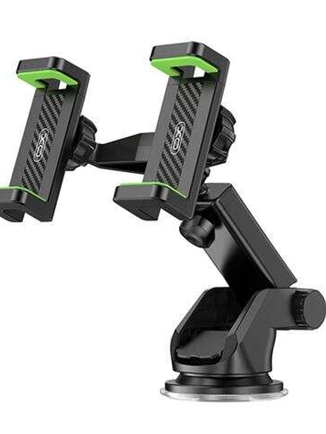 XO Soporte Universal para Telefonos - Apertura Mandril de 60-90mm - Ventosa de Agarre Fuerte - Dimensiones de 190x170x75mm - Peso de 180gr - Compatibl 1