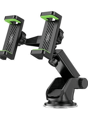 XO Soporte Universal para Telefonos - Apertura Mandril de 60-90mm - Ventosa de Agarre Fuerte - Dimensiones de 190x170x75mm - Peso de 180gr - Compatibl