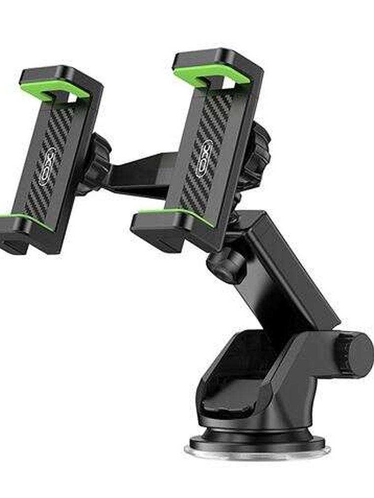 XO Soporte Universal para Telefonos - Apertura Mandril de 60-90mm - Ventosa de Agarre Fuerte - Dimensiones de 190x170x75mm - Peso de 180gr - Compatibl 1