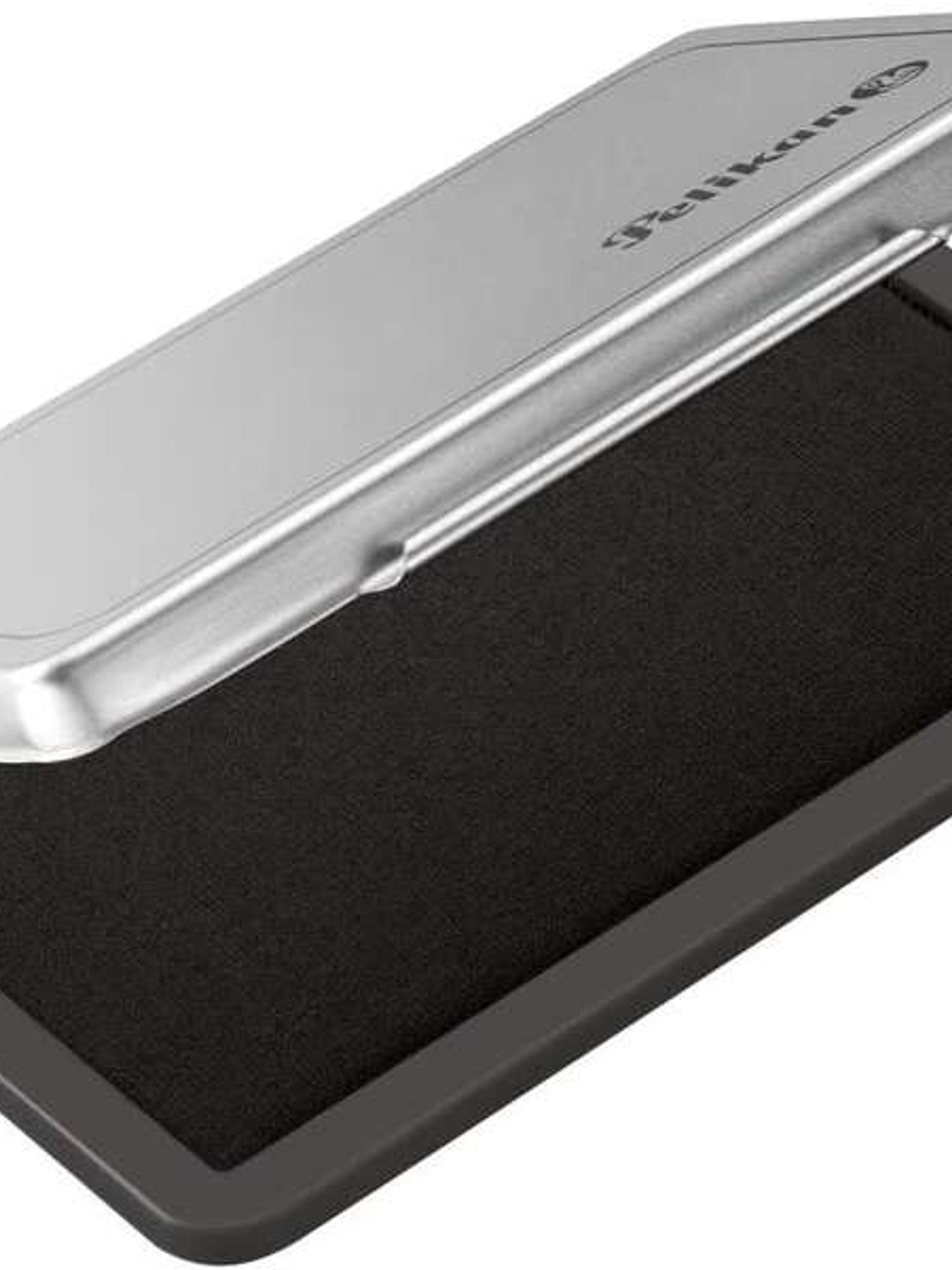 Pelikan Tampon Pelikan N.2 7x11cm - Ideal para Sellos de Oficina - Tamaño Compacto - Tinta de Alta Calidad - Color Negro 1