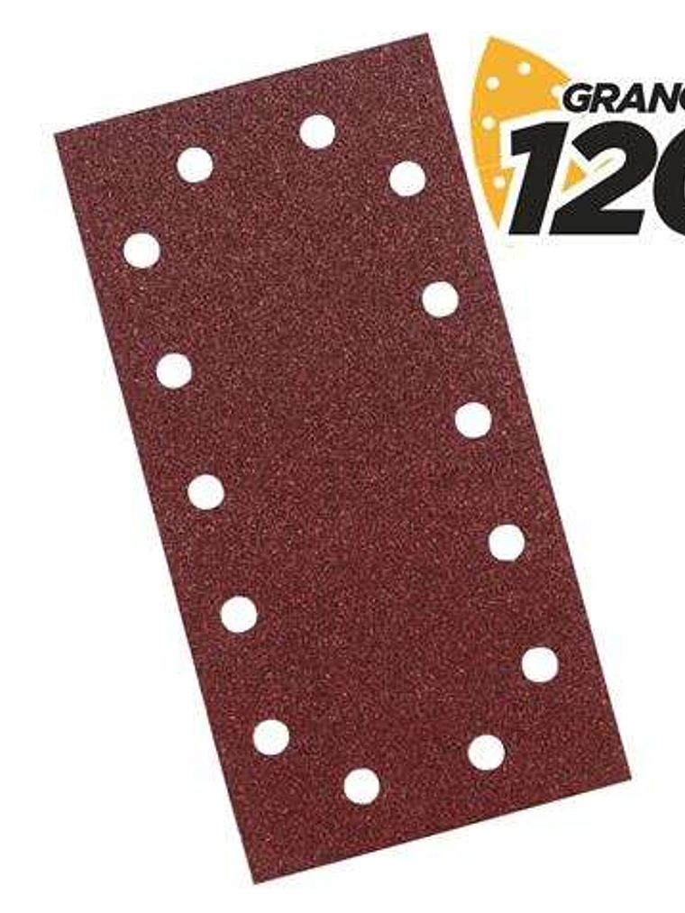 Blim Pack de 10 Lijas para Lijadora BL0123 - Grano 120 - Formato Rectangular 1