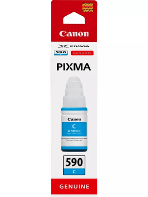 Canon GI590 Cyan Botella de Tinta Original - GI590C/1604C001