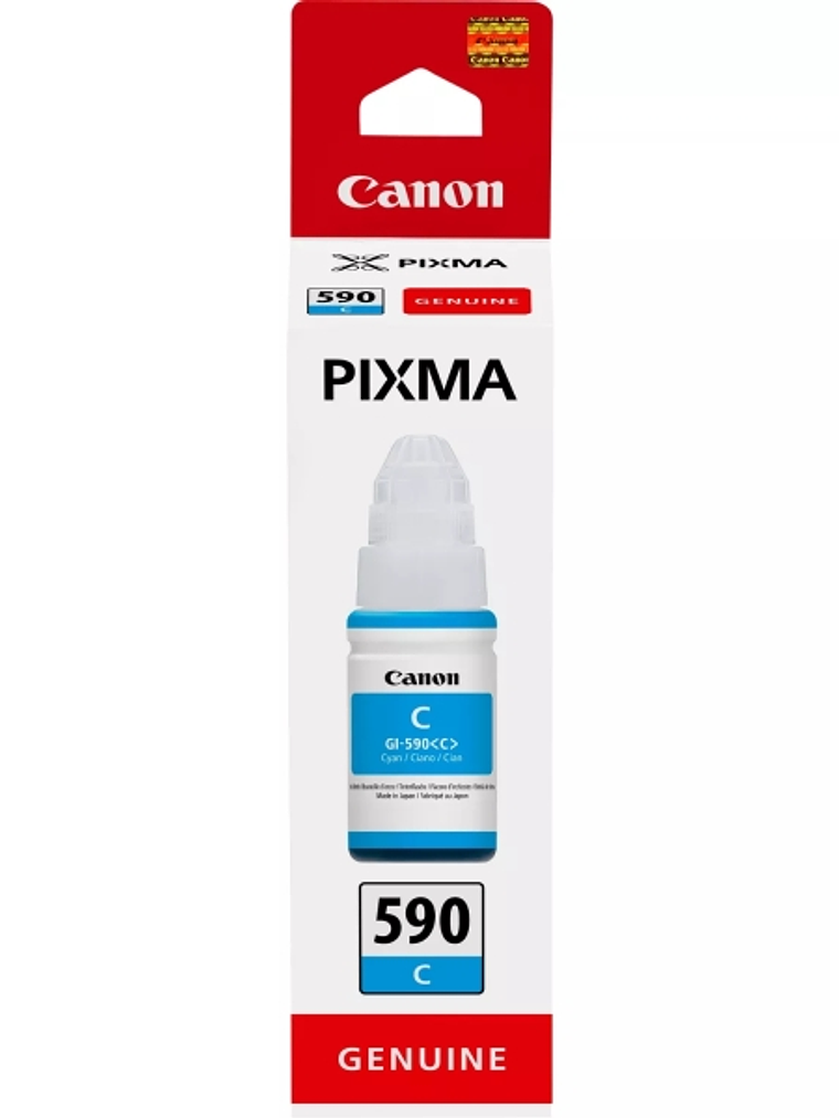 Canon GI590 Cyan Botella de Tinta Original - GI590C/1604C001 1