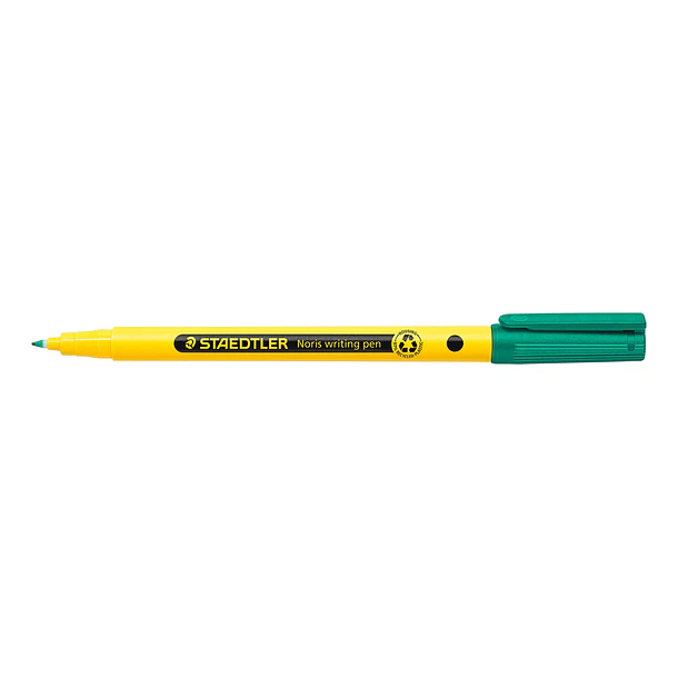 Staedtler 307 Noris Writing Pen Rotulador de Punta Fina - Trazo 0.6mm Aprox - Tinta Base de Agua - Cuerpo Fabricado en un 97% de Plastico Reciclado -