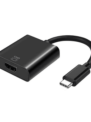 Aisens Conversor USB-C a HDMI 4K@60HZ - USB-C/M-HDMI/H - 15cm - Color Negro