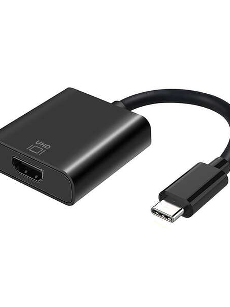Aisens Conversor USB-C a HDMI 4K@60HZ - USB-C/M-HDMI/H - 15cm - Color Negro 1