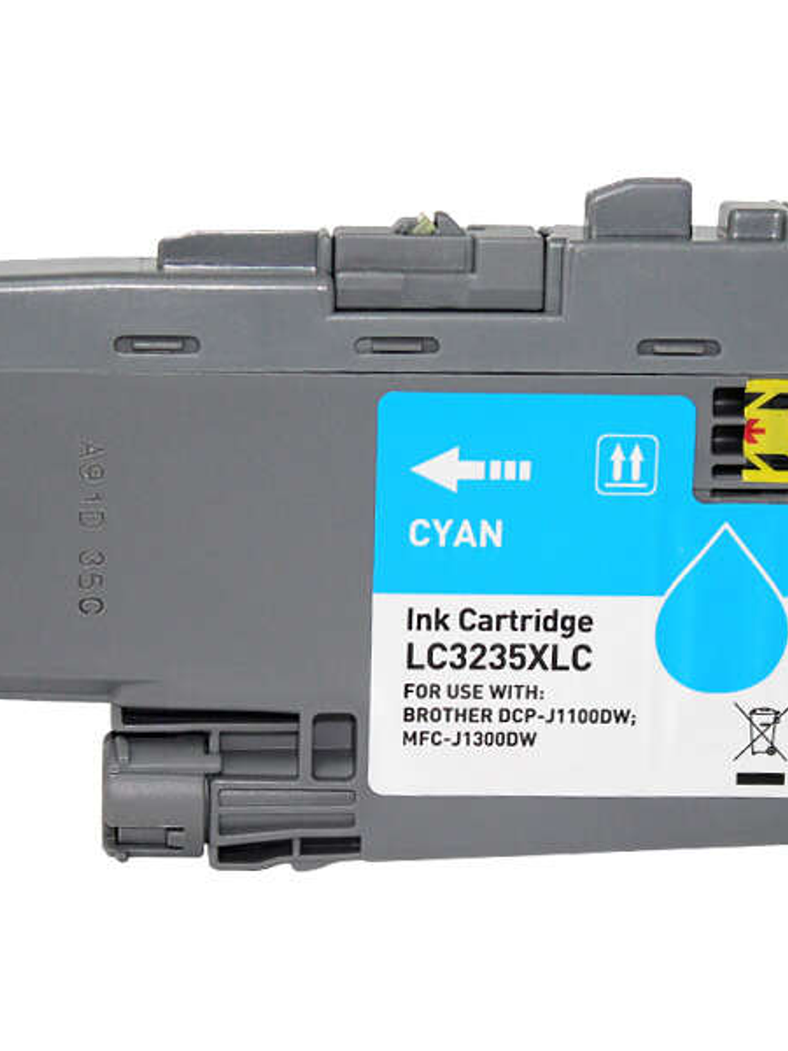 Brother LC3235XL/LC3233 Cyan Cartucho de Tinta Generico - Reemplaza LC3235XLC/LC3233C 1