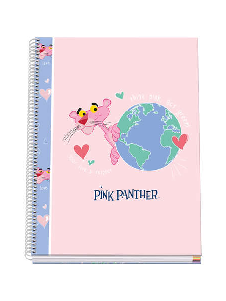 Dohe Cuaderno en Espiral de Tapa Dura A4 - 228x300mm - Cubierta en Carton Forrado con Papel Impreso a Todo Color y Plastificado Brillo - Interior de 1 1