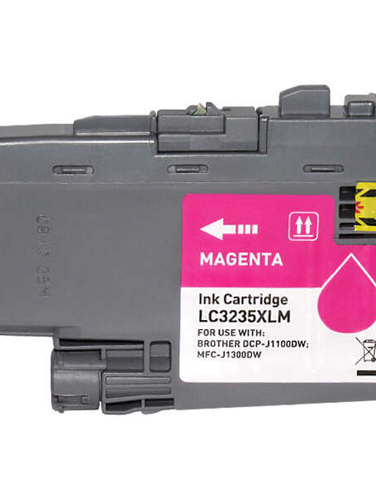 Brother LC3235XL/LC3233 Magenta Cartucho de Tinta Generico - Reemplaza LC3235XLM/LC3233M 1