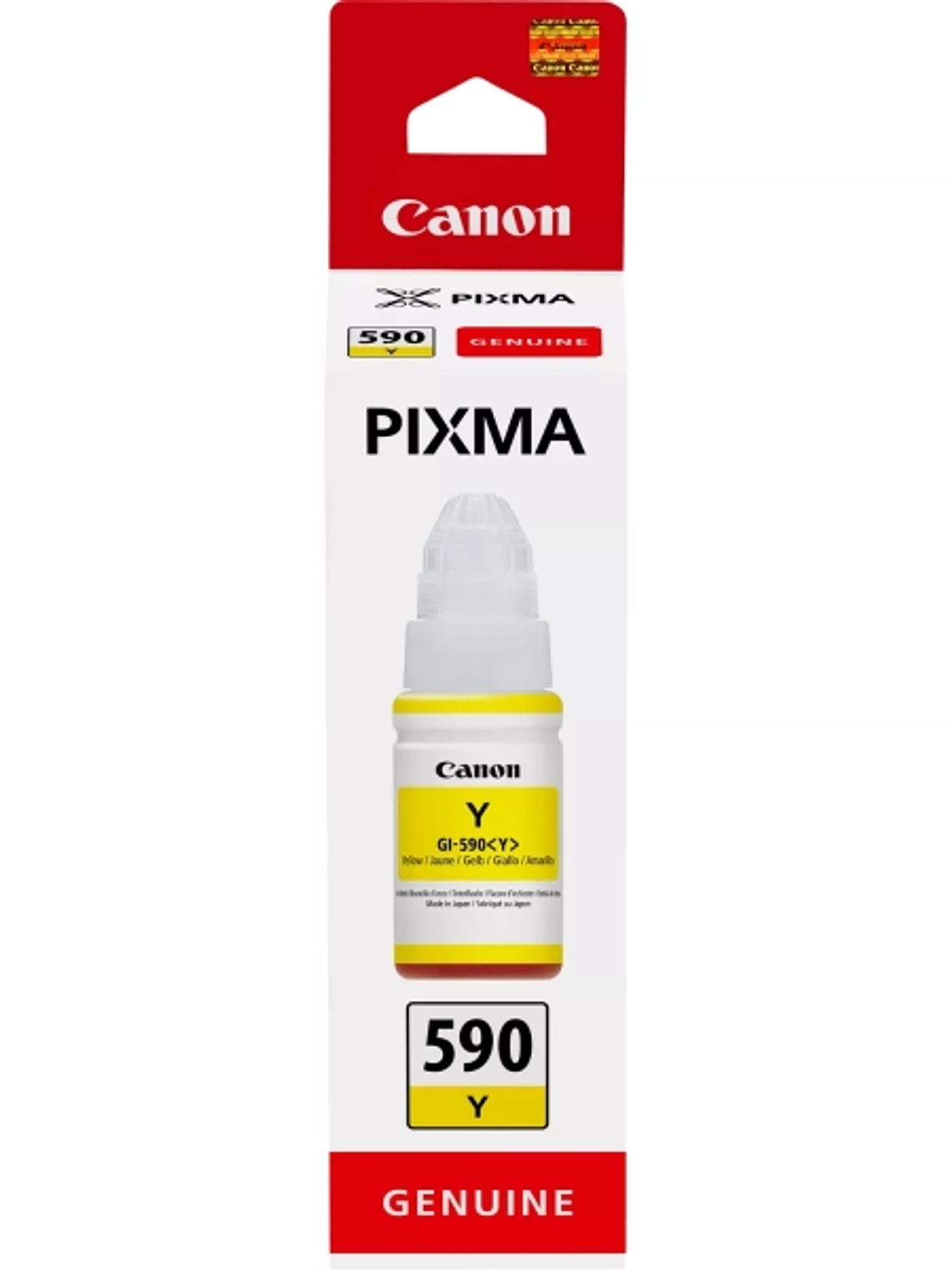Canon GI590 Amarillo Botella de Tinta Original - GI590Y/1606C001 1