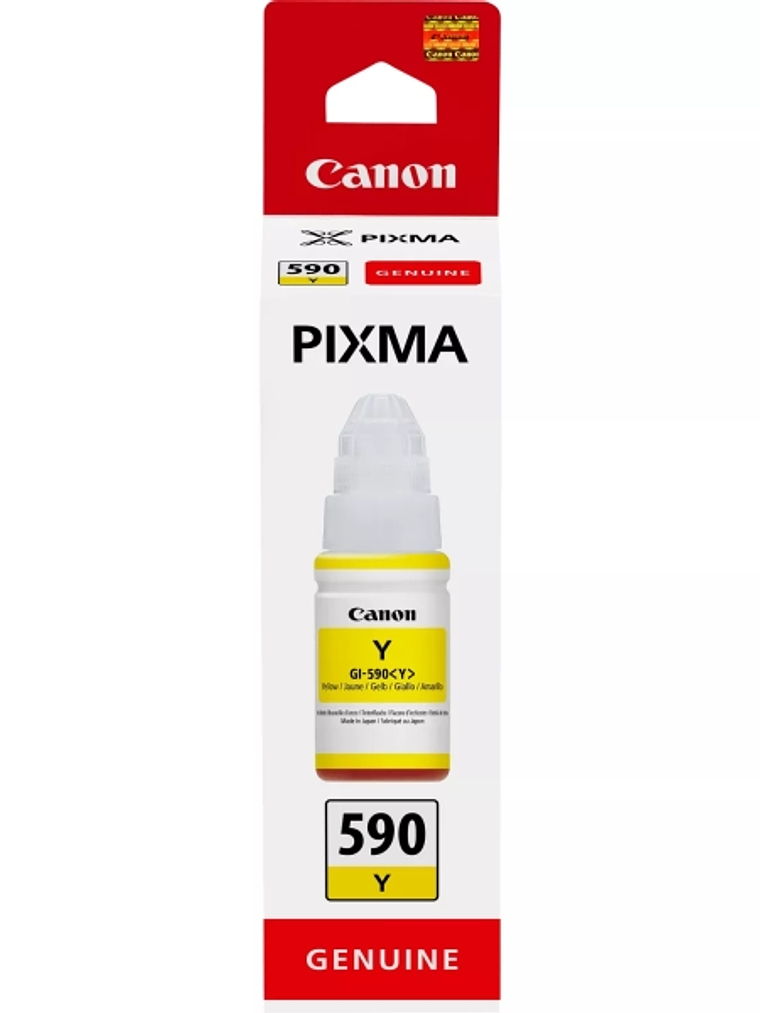 Canon GI590 Amarillo Botella de Tinta Original - GI590Y/1606C001 1