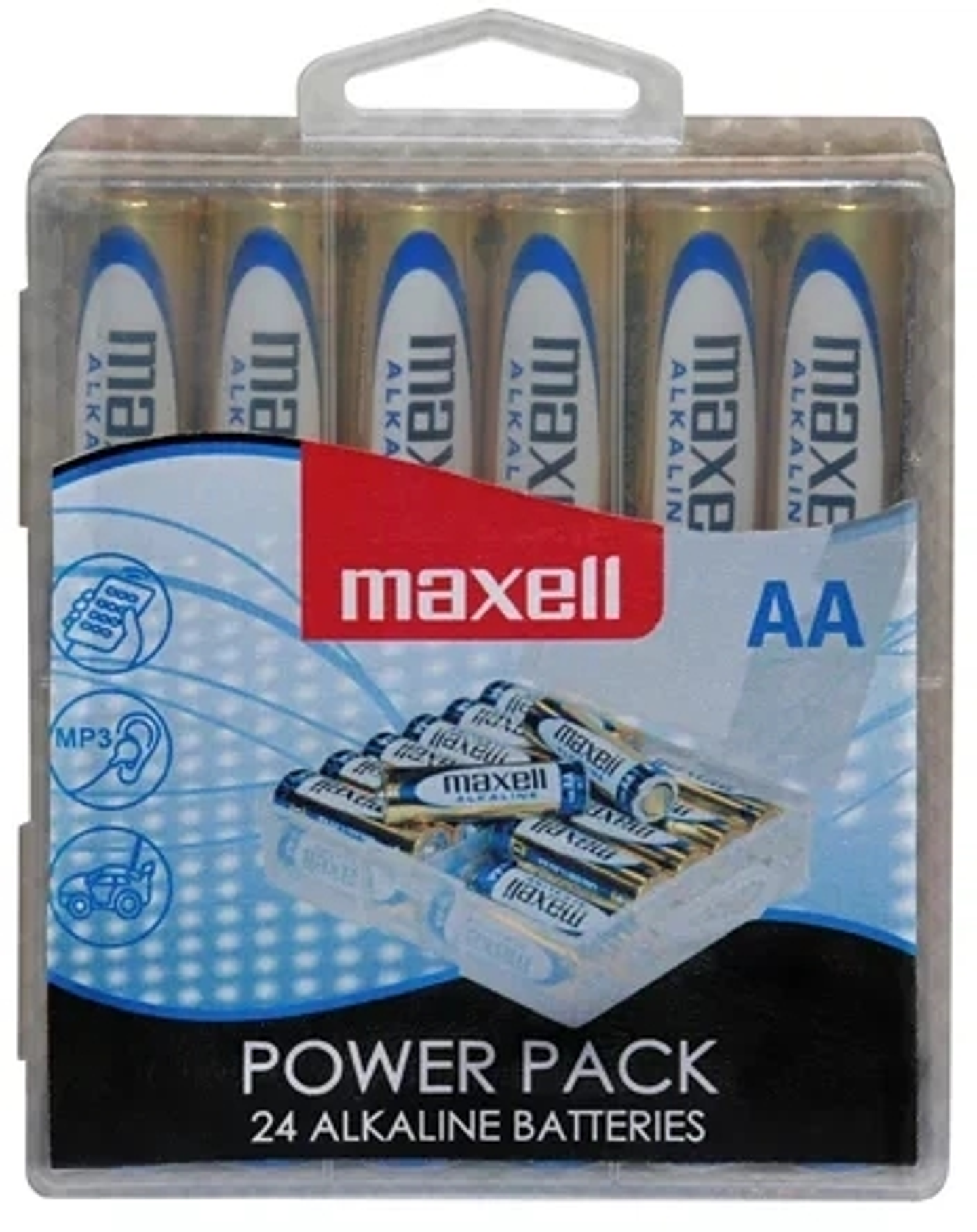 Maxell Pack de 24 Pilas Alcalinas LR06 AA 1.5V 1