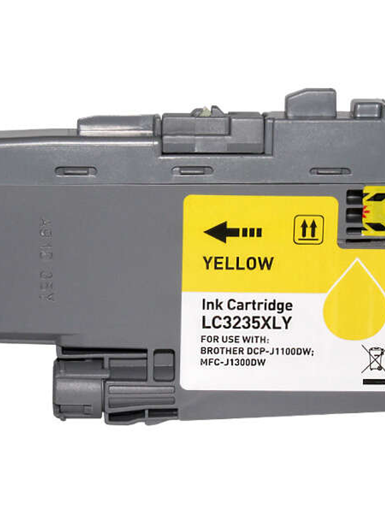 Brother LC3235XL/LC3233 Amarillo Cartucho de Tinta Generico - Reemplaza LC3235XLY/LC3233Y 1