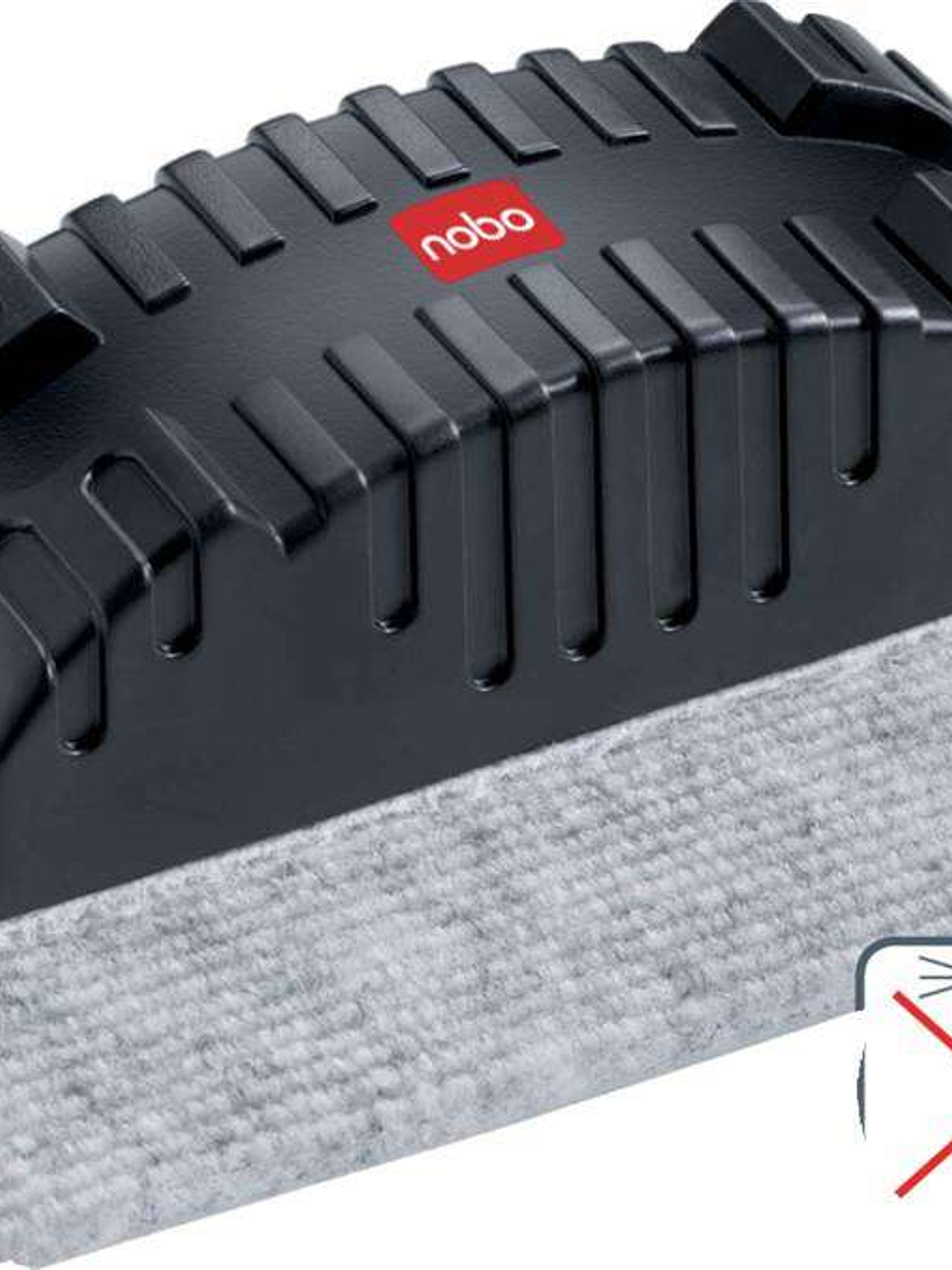 Nobo Pack de 10 Almohadillas de Recambio para Borrador de Pizarra Blanca Nobo 34531159 y 34533421 1