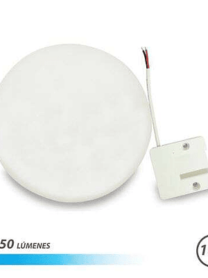 Elbat Aplique Redondo de Techo con Base Fija LED 18W 1950lm - 6500K Luz Fria - Diametro 15cm