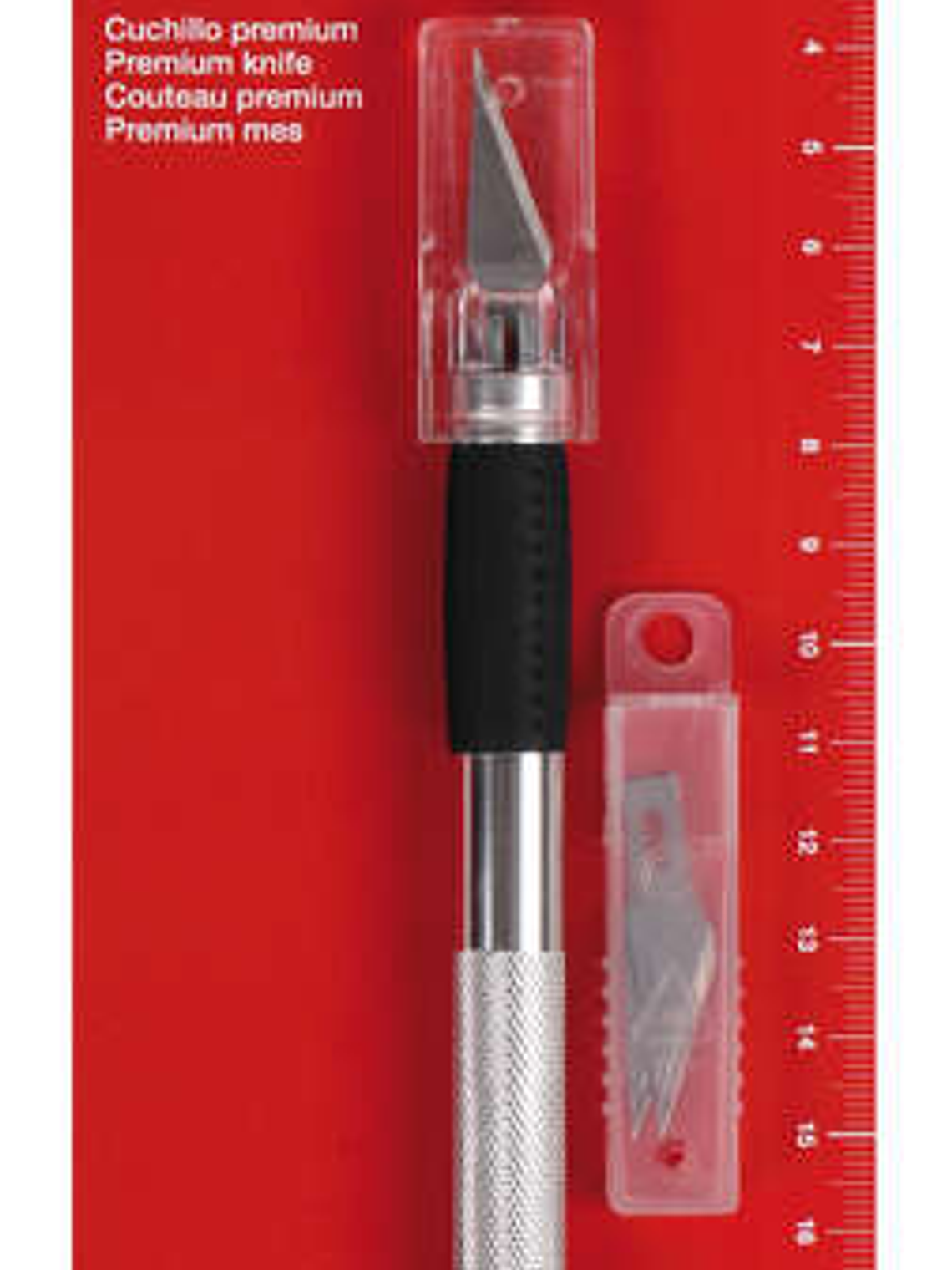 Apli Cuchillo Hobby de Precision Premium - 15mm - Hoja de Acero Inoxidable - Acabado Soft - Reemplazo Facil de Cuchilla - Incluye 3 Cuchillas de Recam 1