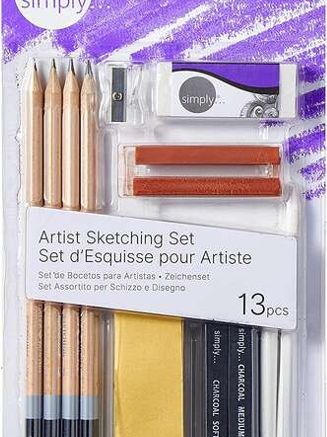 Daler Rowney Simply Pack de 13 Piezas para Dibujar y Esbozar - Idoneo para Artistas Principiantes 1