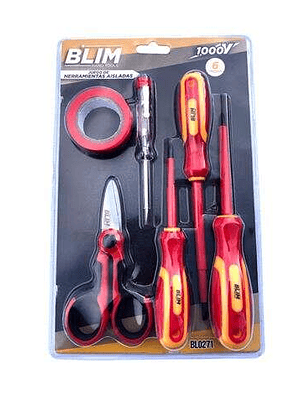 Blim Juego 6 pcs Herramientas Aisladas 1000V