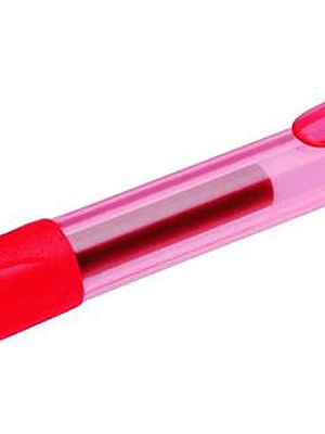 Bic Gel-ocity Original Boligrafo de Tinta Gel Retractil - Punta Media de 0.7mm - Recargable - Grip de Goma - Clip de Plastico - Color Rojo
