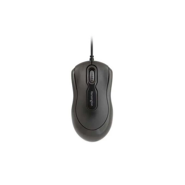 Kensington Raton USB - Sensor Optico de 1000ppp - 3 Botones - Uso Ambidiestro - Color Negro