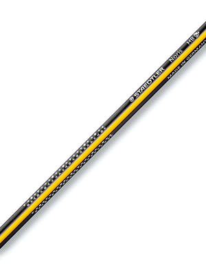 Staedtler Noris 183 Lapiz de Grafito Triangular - Mina HB Ultrarresistente de 2mm - Madera de Bosques Sostenibles