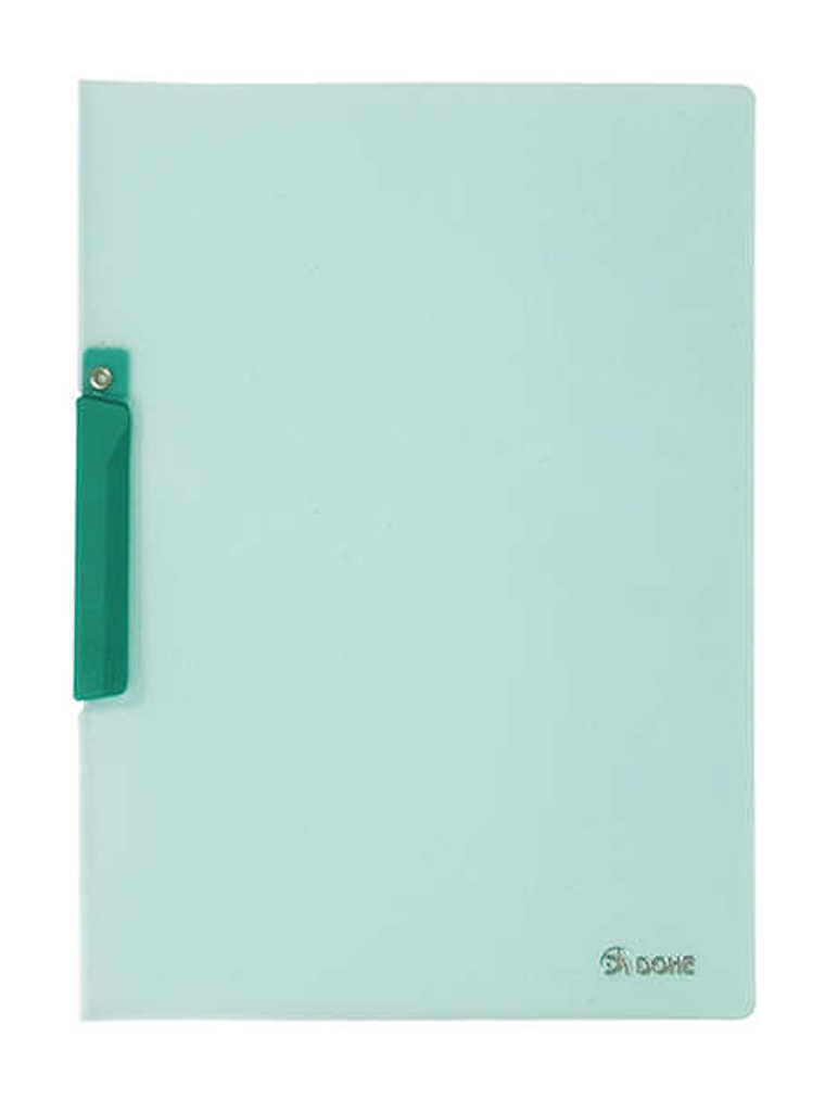 Dohe Dossier con Pinza Pivotante en Tamaño Din A4 - 450 Micras - Polipropileno Translucido - Tamaño A4 1