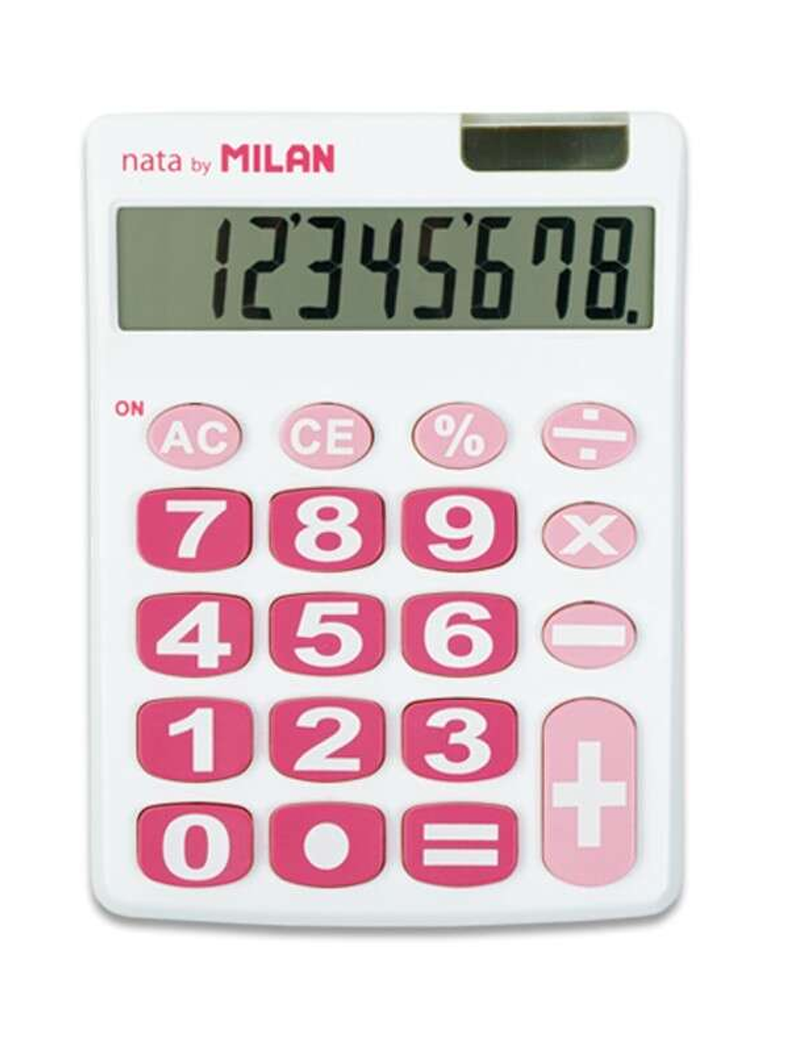 Milan Calculadora de Sobremesa 8 Digitos - Teclas Grandes - Apagado Automatico 1
