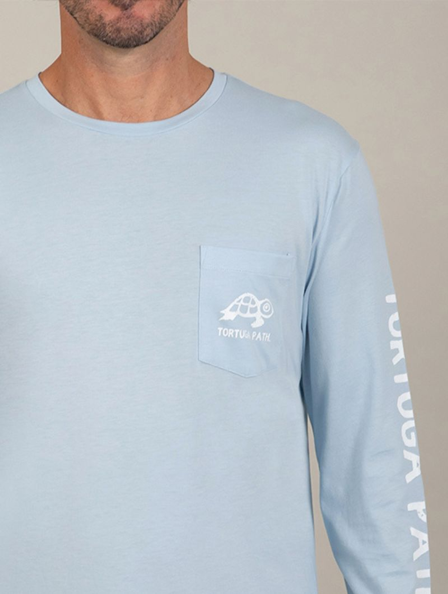 Vintage Print Long-Sleeve Pocket 1