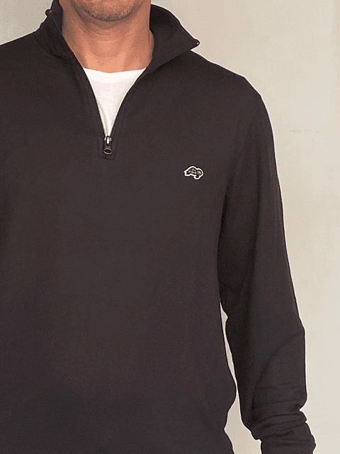 Quarter Zip Comfort-Soft Sweater