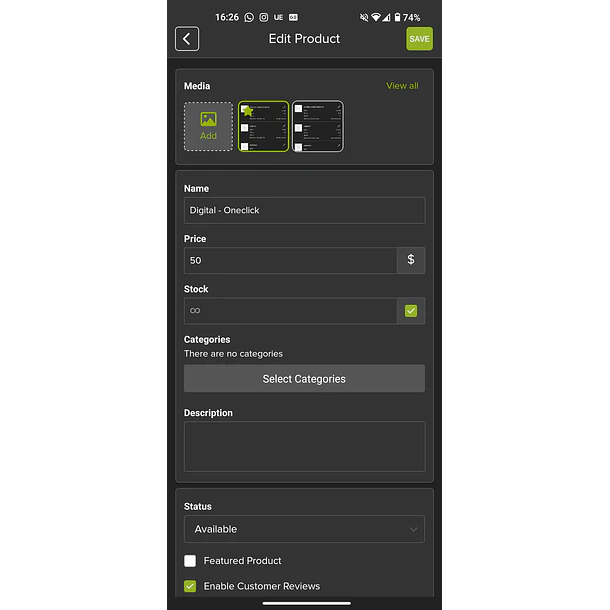 Not Digital - Oneclick 3