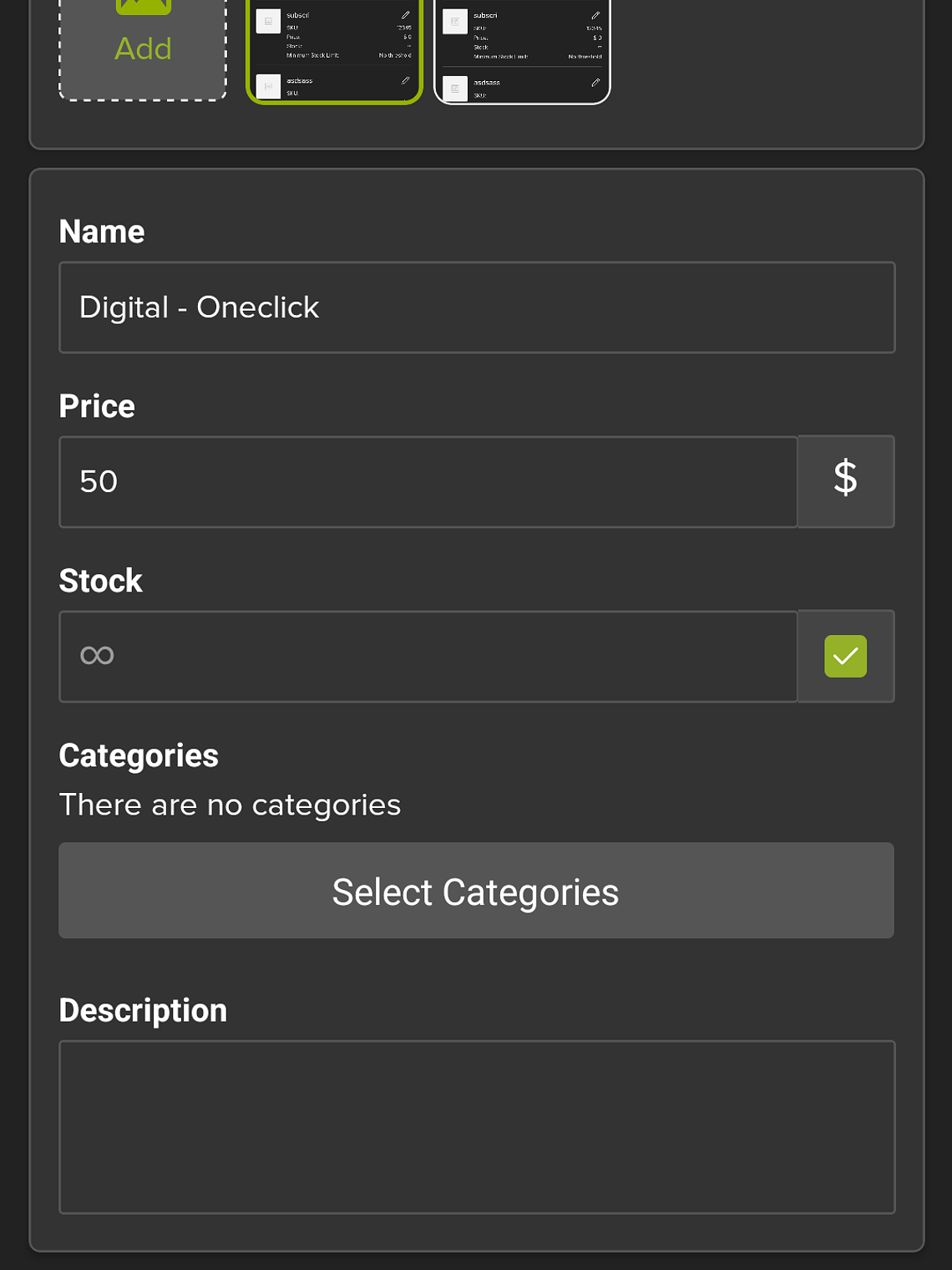 Not Digital - Oneclick 4