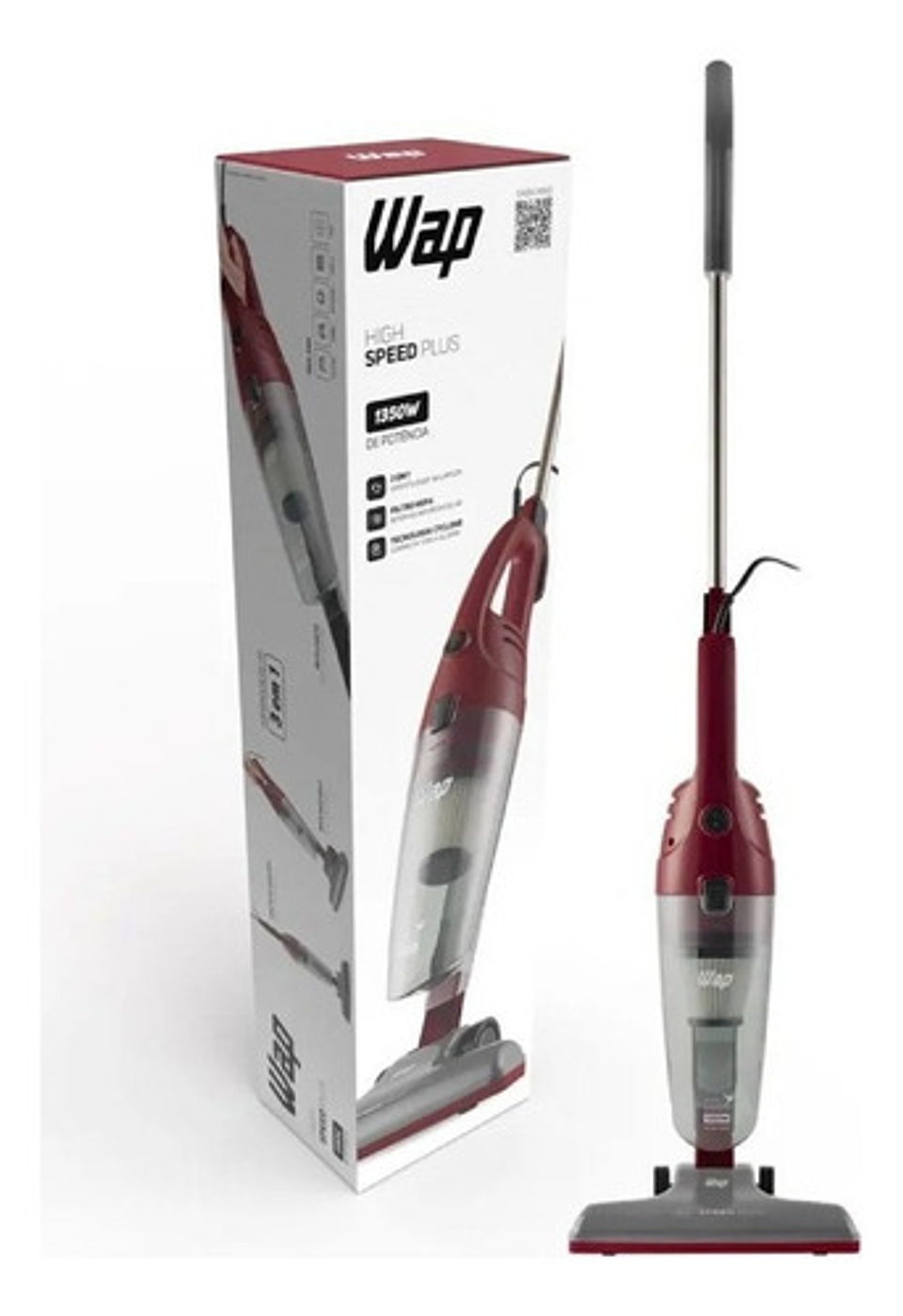 Aspirador De Pó Vertical E Portátil Wap High Speed 8