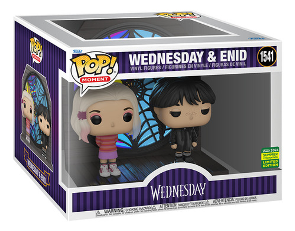 Funko Pop Sdcc 2024 Wednesday & Enid #1541 1