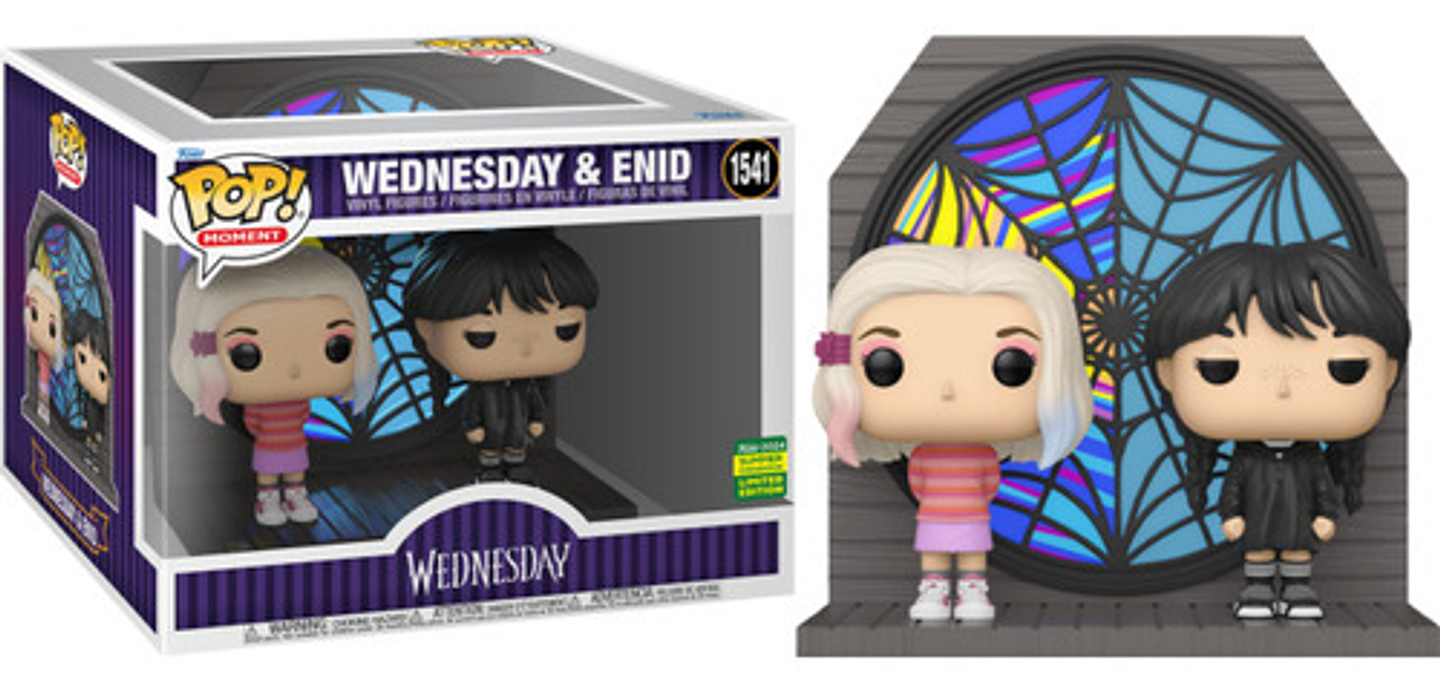 Funko Pop Sdcc 2024 Wednesday & Enid #1541 3