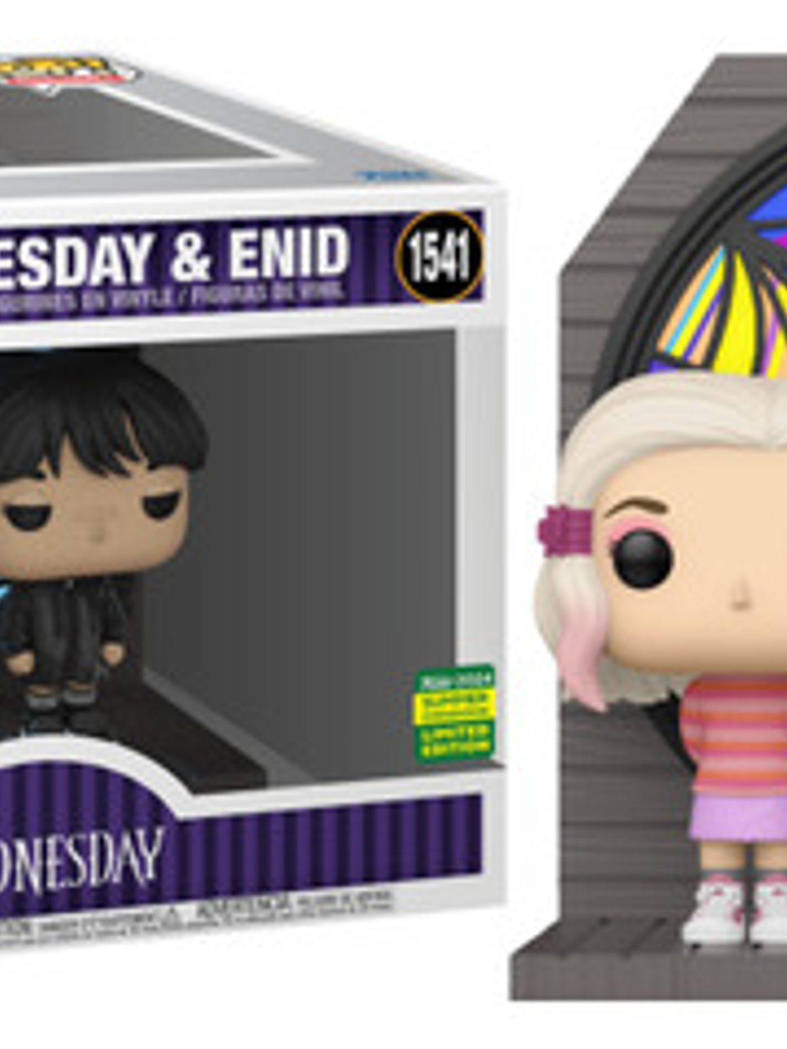Funko Pop Sdcc 2024 Wednesday & Enid #1541 3