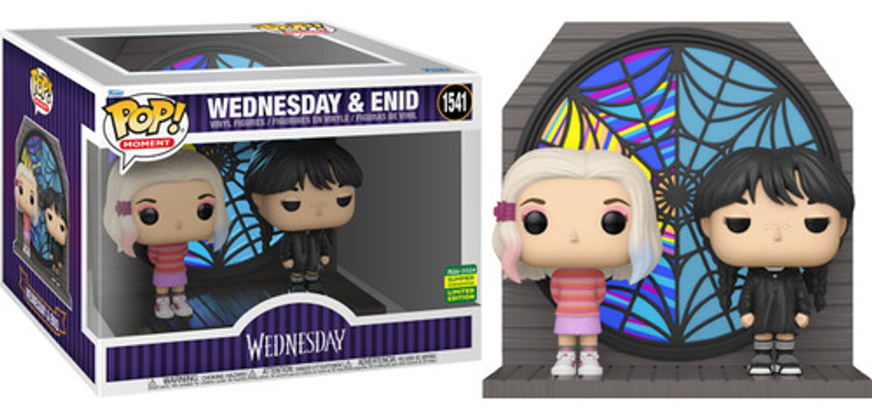 Funko Pop Sdcc 2024 Wednesday & Enid #1541 3
