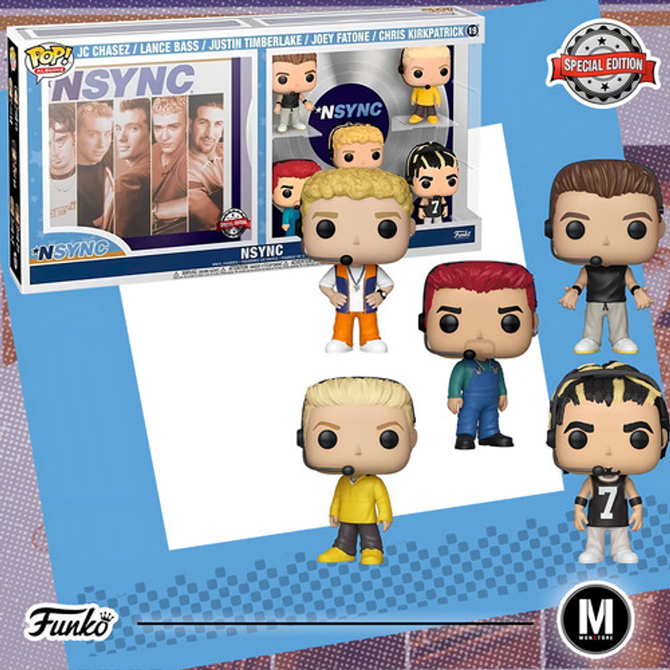 Funko Pop Rock Nsync Set Walmart Exclusive Justin Timberlake 2