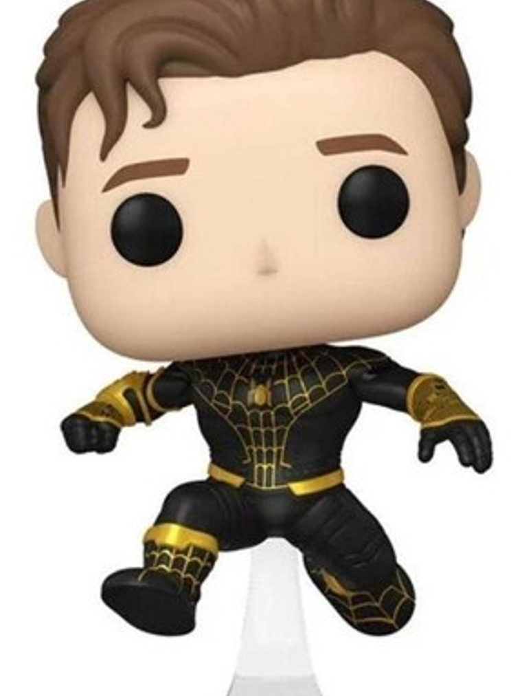 Funko Pop! Nwh - Spiderman Black And Gold Unmasked #1073 2
