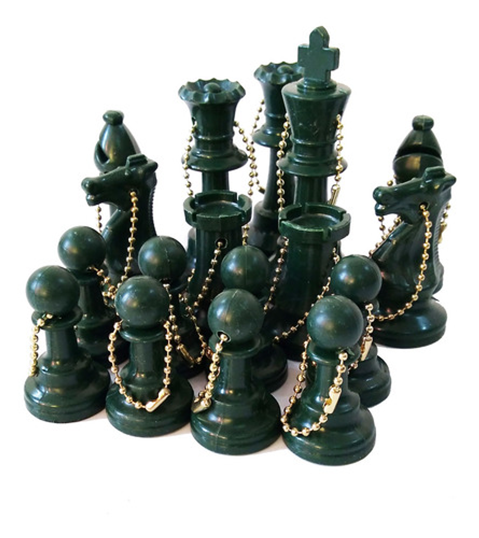 Set De 17 Llaveros - Color Verde 1