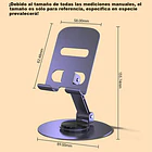 Soporte Base De Celular Plegable Para Slim Holder Escritorio,soporte Celular Escritorio,soporte Celular,porta Celular Negro 2