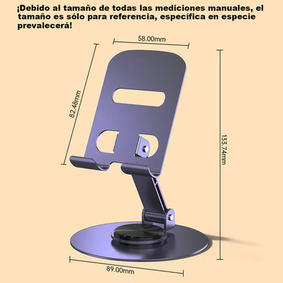 Soporte Base De Celular Plegable Para Slim Holder Escritorio,soporte Celular Escritorio,soporte Celular,porta Celular Negro 2