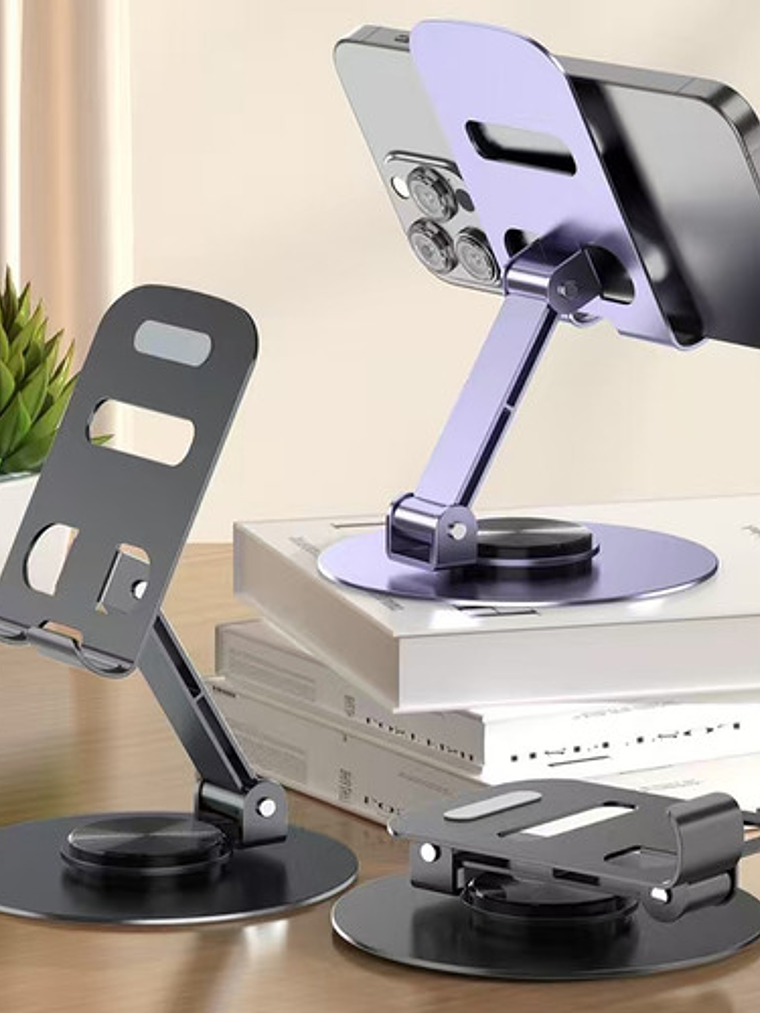 Soporte Base De Celular Plegable Para Slim Holder Escritorio,soporte Celular Escritorio,soporte Celular,porta Celular Negro 3