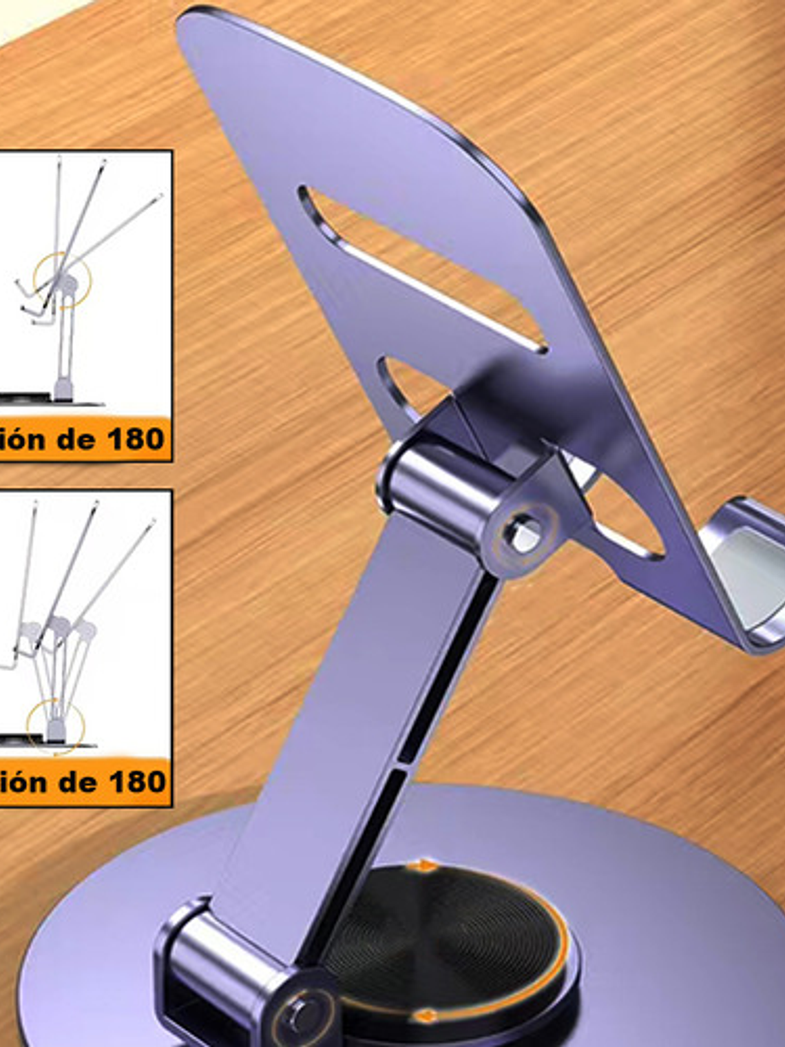 Soporte Base De Celular Plegable Para Slim Holder Escritorio,soporte Celular Escritorio,soporte Celular,porta Celular Negro 6