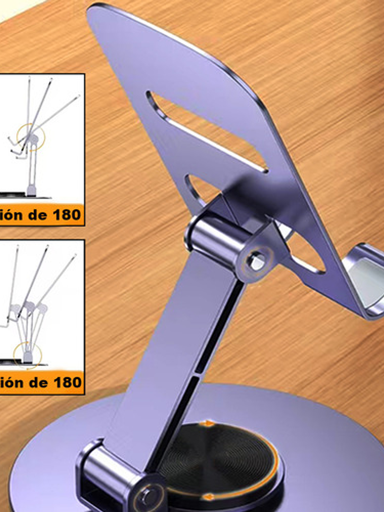 Soporte Base De Celular Plegable Para Slim Holder Escritorio,soporte Celular Escritorio,soporte Celular,porta Celular Negro 6