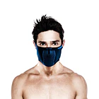 Bandana Deportiva Slim-Fit Sin Cuello Reversible X5s -Negro/Azul 1